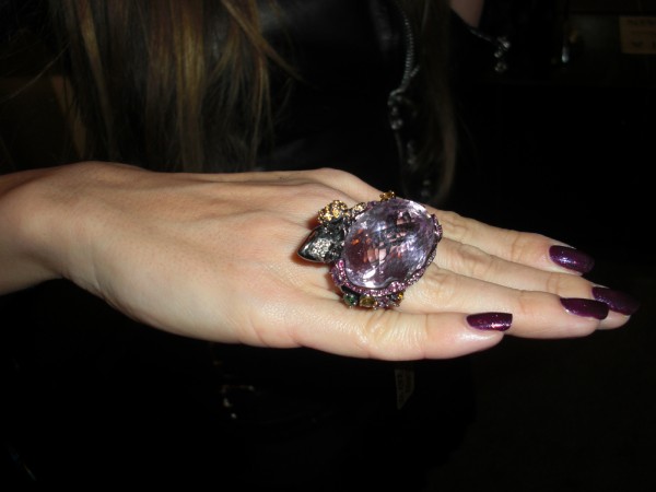One of my favourite collections is „The 13th sign“. Here you see me wearing the Ring of the Aquarius (my sign).