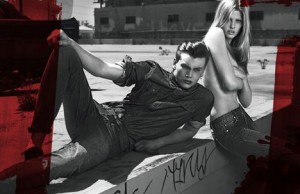 Calvin Klein Jeans featuring Lara Stone