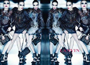 Lanvin featuring Mariacarla Boscono, Anja Rubik, Magdalena Frackowiak 