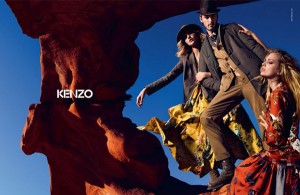 Kenzo featuring Lily Donaldson, Sasha Pivovarova 