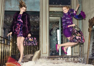 Mulberry featuring Abbey Lee Kershaw, Hanne Gaby Odiele