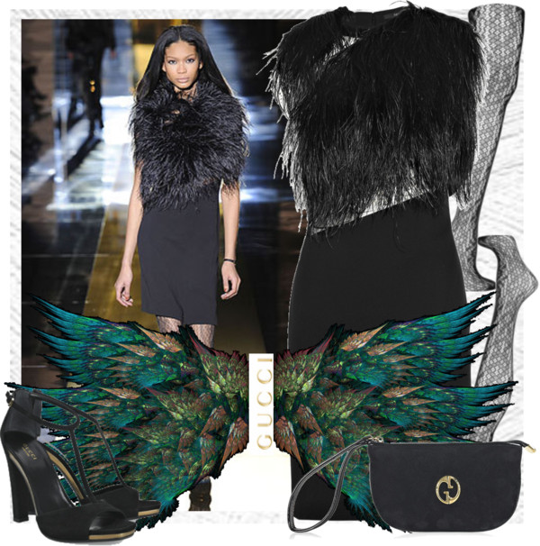Feathers Gucci