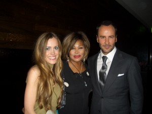 Me with Tina Turner and Tom Ford
