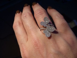 Ring Double Butterflies, € 1495