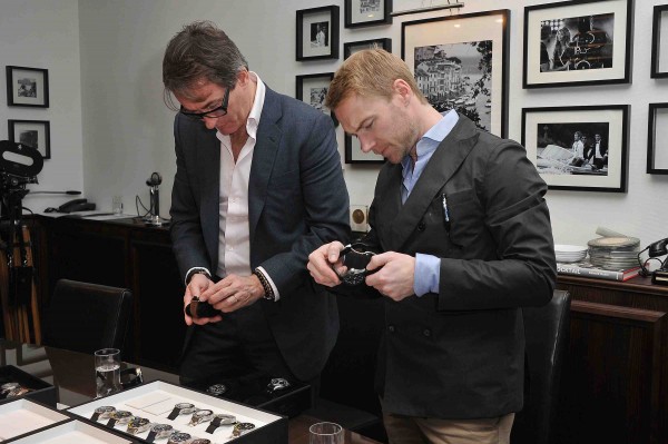 Tim Jeffries and Ronan Keating attend the IWC event.