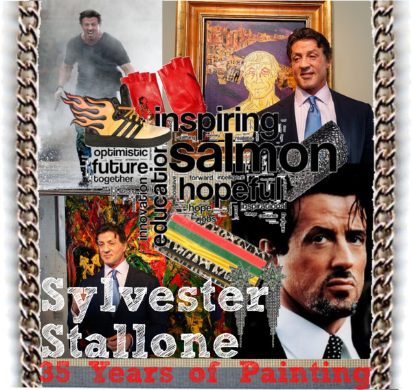 Sylvester Stallone Painting
