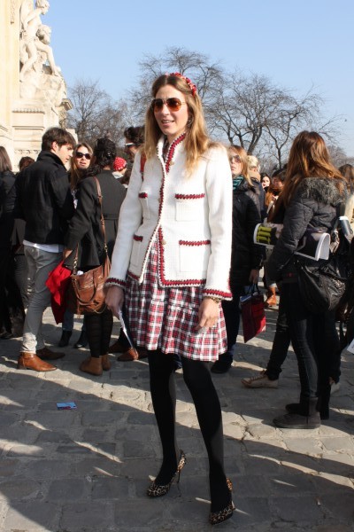 PR-Lady and Designer of her own brand Coje Yasmin Eitouni-Nannen in a gorgeous Chanel jacket...