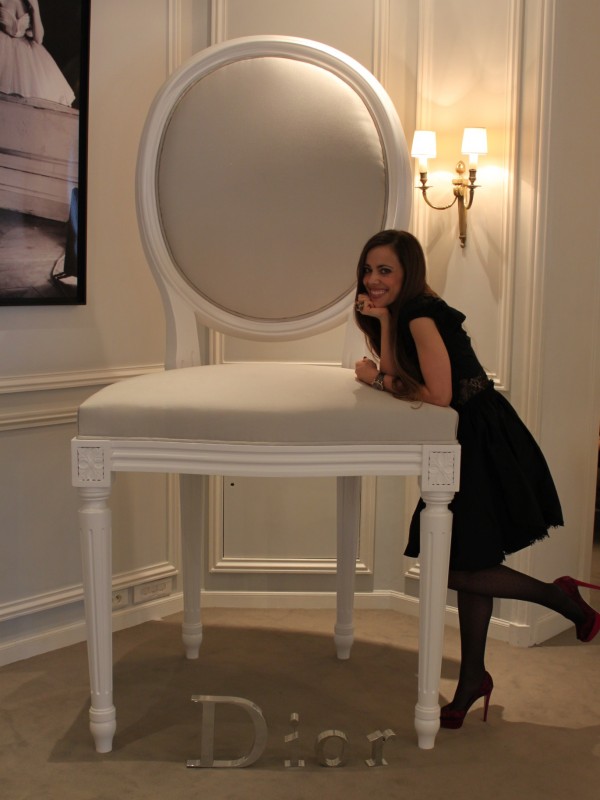 Dior Chair with me