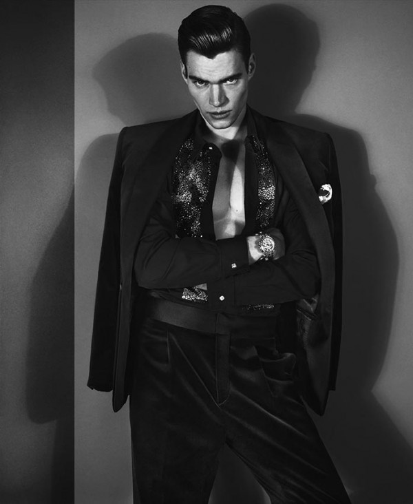 01A_Versace Men's FW 2012 - Philipp Schmidt Model