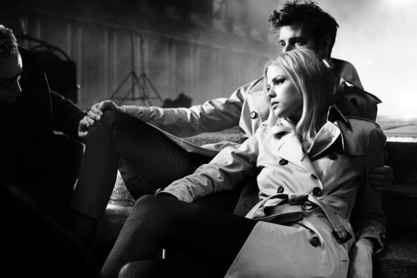 roo panes and gabriella wilde behind the scenes at the burberry autumn winter 2012 ad campaign-1