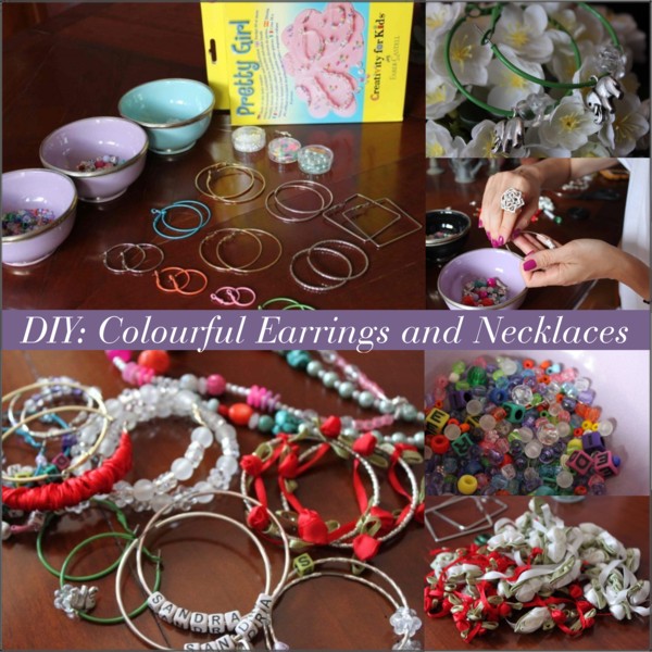 DIY Colourful Earrings and Necklaces