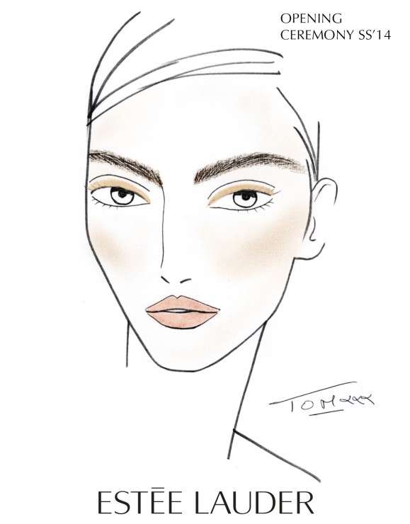Face Chart_Opening Ceremony_Spring 2014