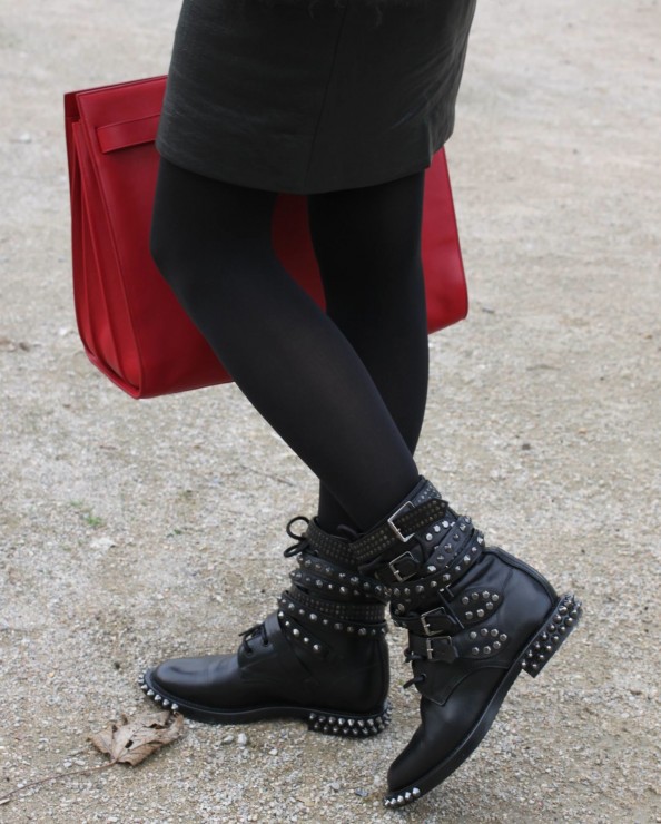 k-Sandra Bauknecht - Saint Laurent studded boots