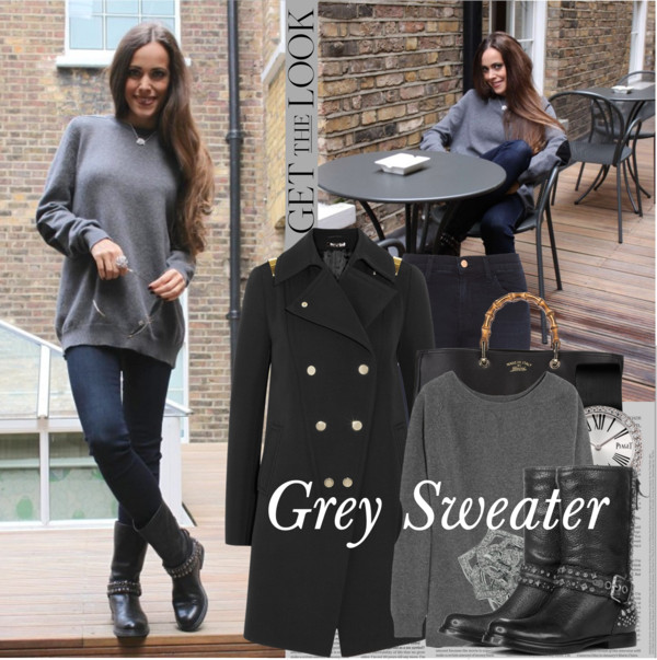 Grey Sweater Sandra Bauknecht