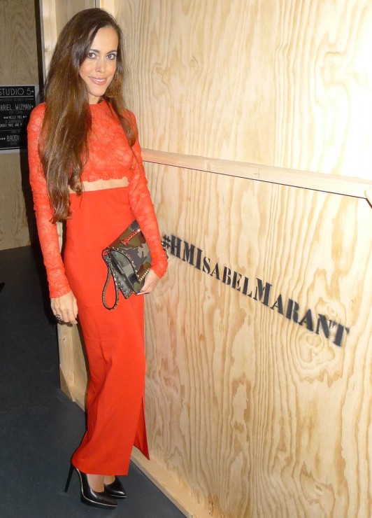 Sandra Bauknecht attends the Isabel Marant for H&M Launch Party in Paris