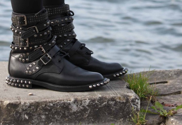 Saint Laurent Studded Boots -1
