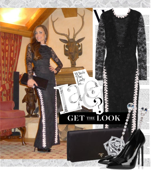Sandra Bauknecht - Get the Look - Lace in Gstaad - Alessandra Rich