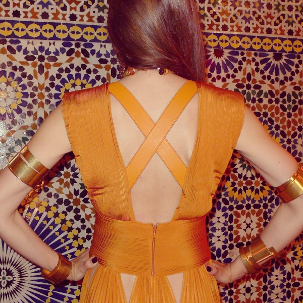 Back of Givenchy Dress]