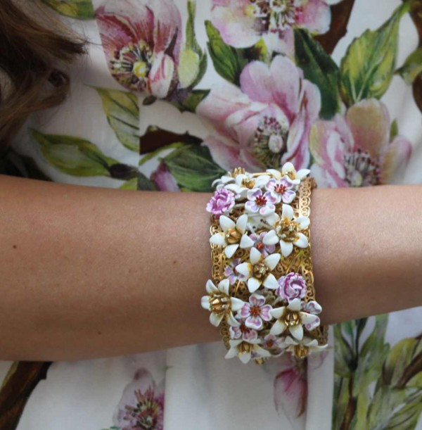 Dolce & Gabbana Bracelet Flowers