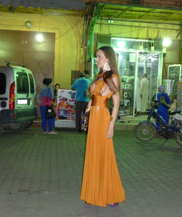 Sandra Bauknecht in Marrakesh in Givenchy 4