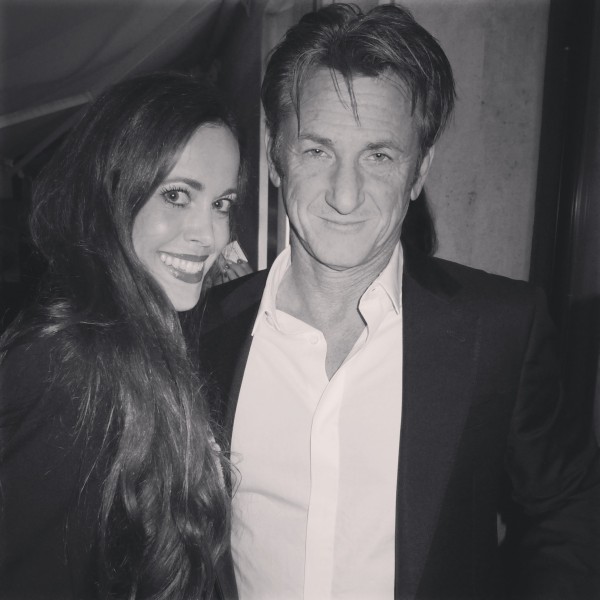 Sean Penn with Sandra Bauknecht