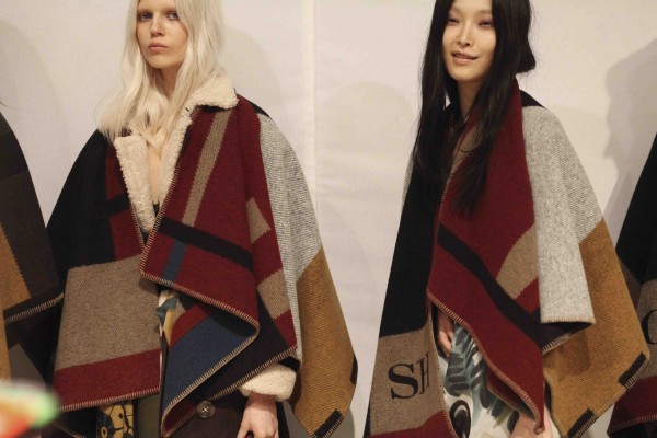 Backstage at the Burberry Prorsum Womenswear Autumn_Winter 2014 Show in Londo_001