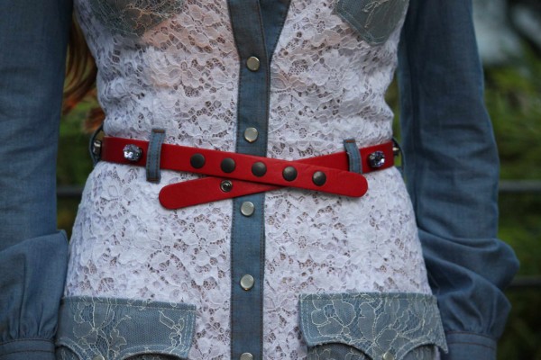 Alessandra Rich Cowboy Dress Belt