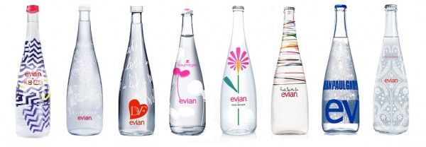 Evian Bottles 2008-15