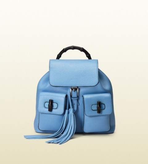 Gucci Womens Backpack - light blue