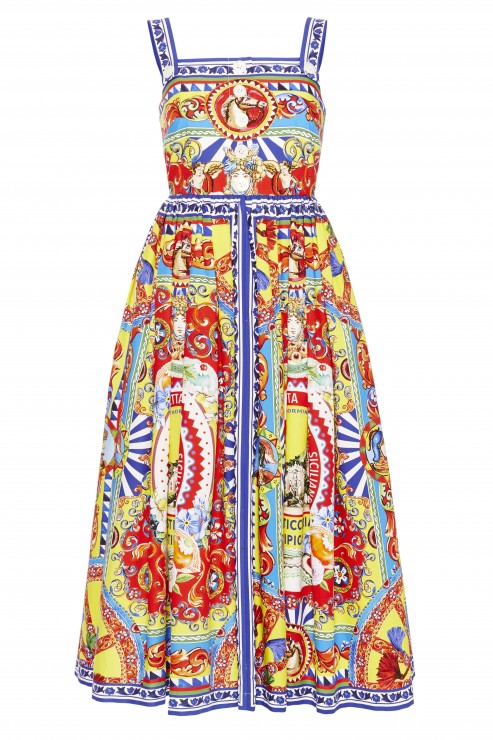 Dolce & Gabbana SS16 Dress Printed Italy