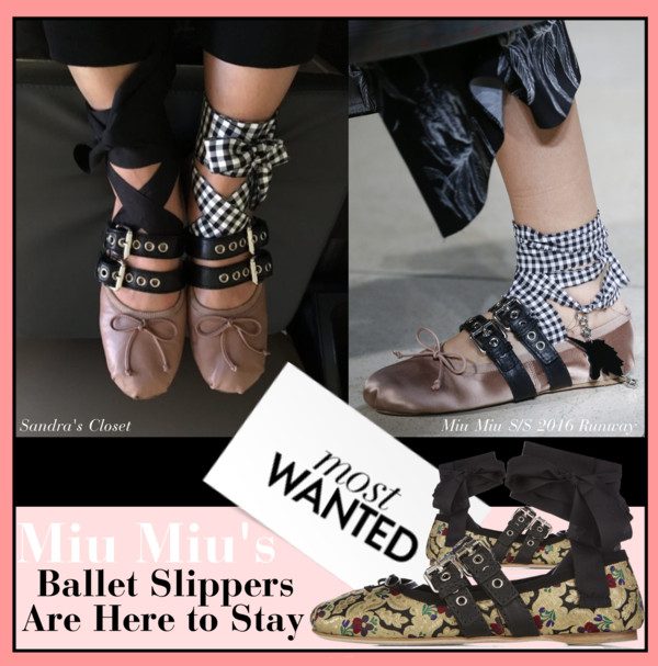 Afdeling Gensidig kabine Miu Miu's Ballet Slippers Are Here to Stay | Sandra's Closet