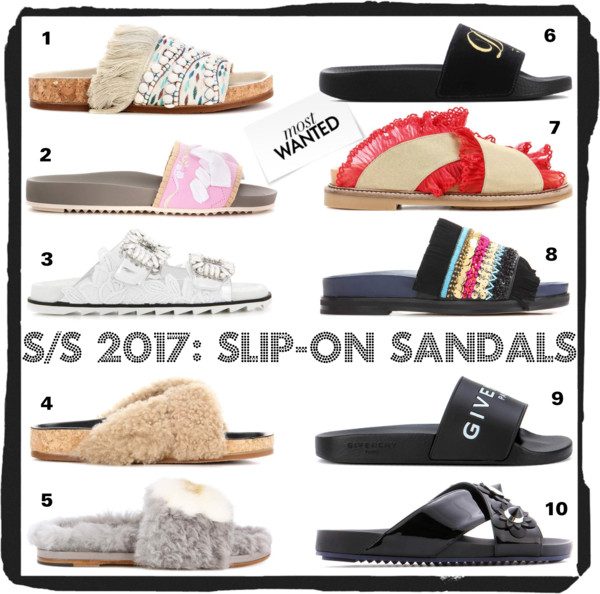 pessimist Onkel eller Mister Ledningsevne S/S 2017: Slip-On Sandals | Sandra's Closet
