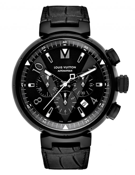 Louis Vuitton Tambour Slim Monogram Dentelle Black watch - Archyde