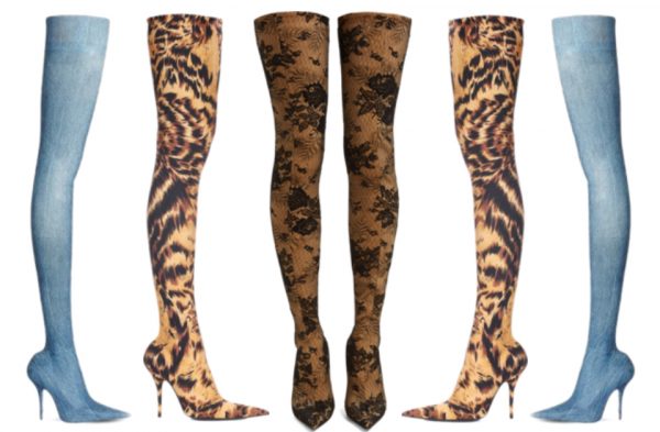 over the knee animal print boots