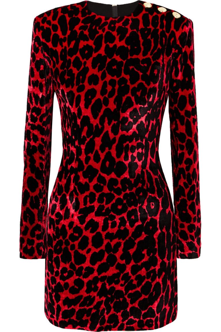 Festive Trend Red Leopard Print Dresses Sandra‘s Closet