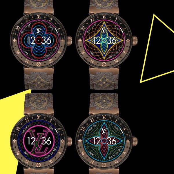 Louis Vuitton adds new watch faces to its connected watch Tambour Horizon -  Duty Free Hunter