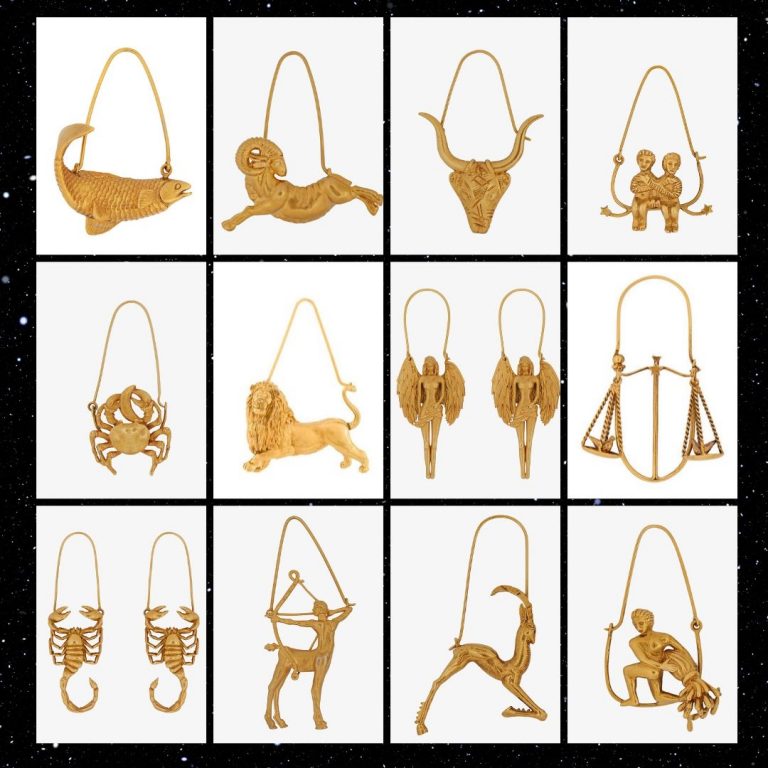 Givenchy Zodiac Earrings Sandra‘s Closet