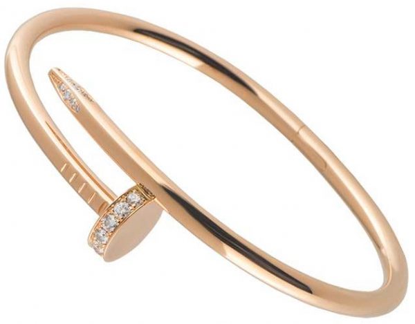 bracelet cartier clou or rose