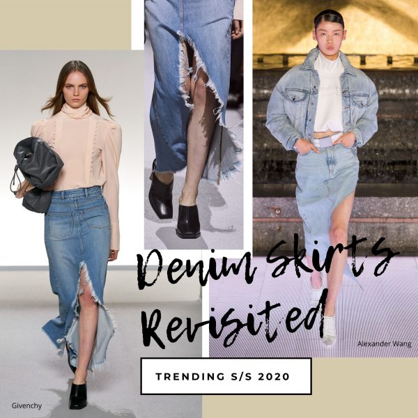 Trending: Denim Skirts Revisited | Sandra's Closet