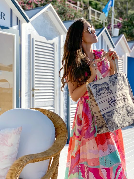 new dior pop up store by thirtyone in capri overlooks mediterranean sea