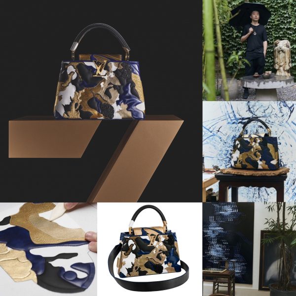 Artist Henry Taylor Reimagines Louis Vuitton's Capucines Bag - MOJEH