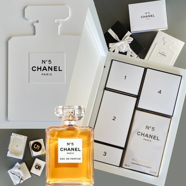 NEW - CHANEL No. 5 eau de Parfum and Lotion Coffret Signature Box