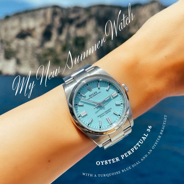 Rolex Oyster Perpetual 36, Oystersteel, Turquoise Dial, 3230