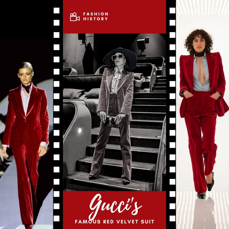 Gucci’s Famous Red Velvet Suit Sandra‘s Closet