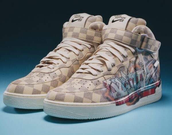 A closer look at the Louis Vuitton and Nike Air Force 1 by Virgil Abloh