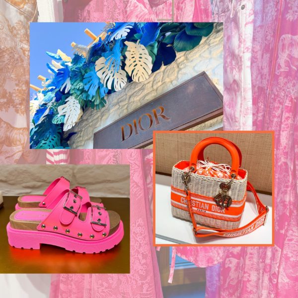 DIOR Dioriviera Summer 2022 PINK BEACH TOTE VIC GIFT WOODEN STAR