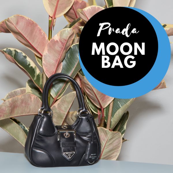 Prada Moon Re-Nylon and Leather Bag