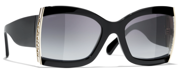 Chanel Women's Square Sunglasses - Black