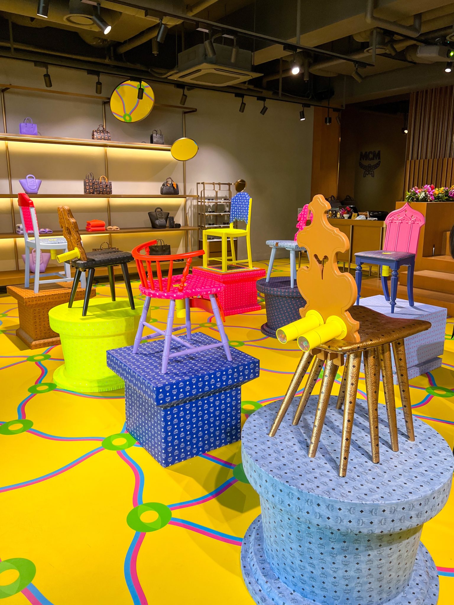 MCM x Yinka Ilori for Seoul Frieze 2023 | Sandra‘s Closet