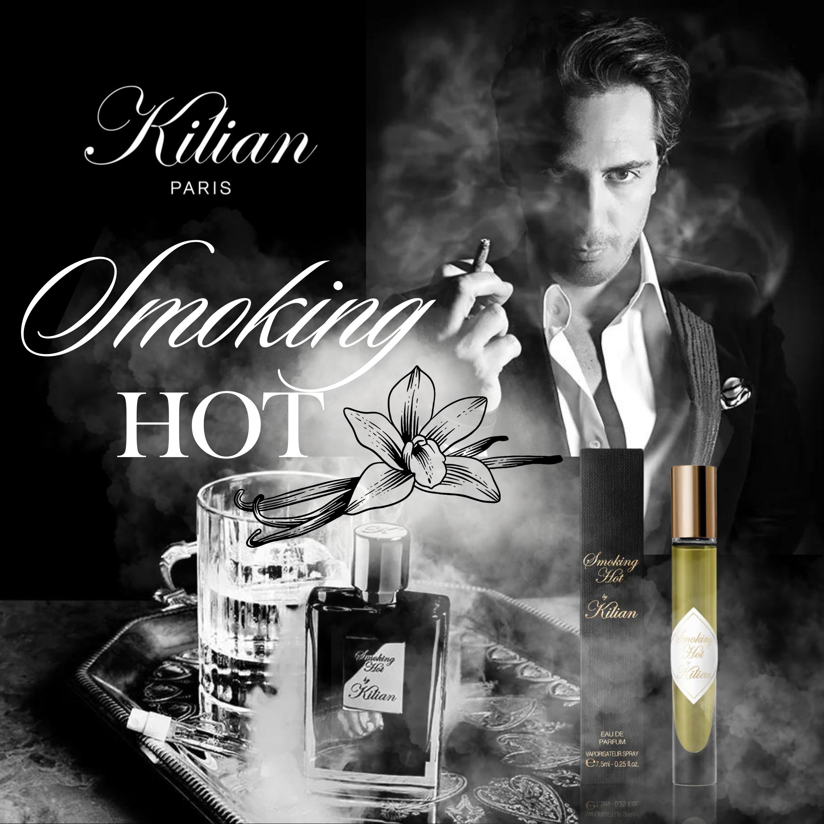 kilian tobacco Smoking Hot Travel Spray - Paris KILIAN PARIS Smoking Hot |